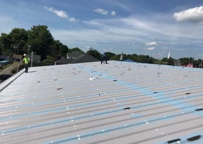 Restoring a metal roof